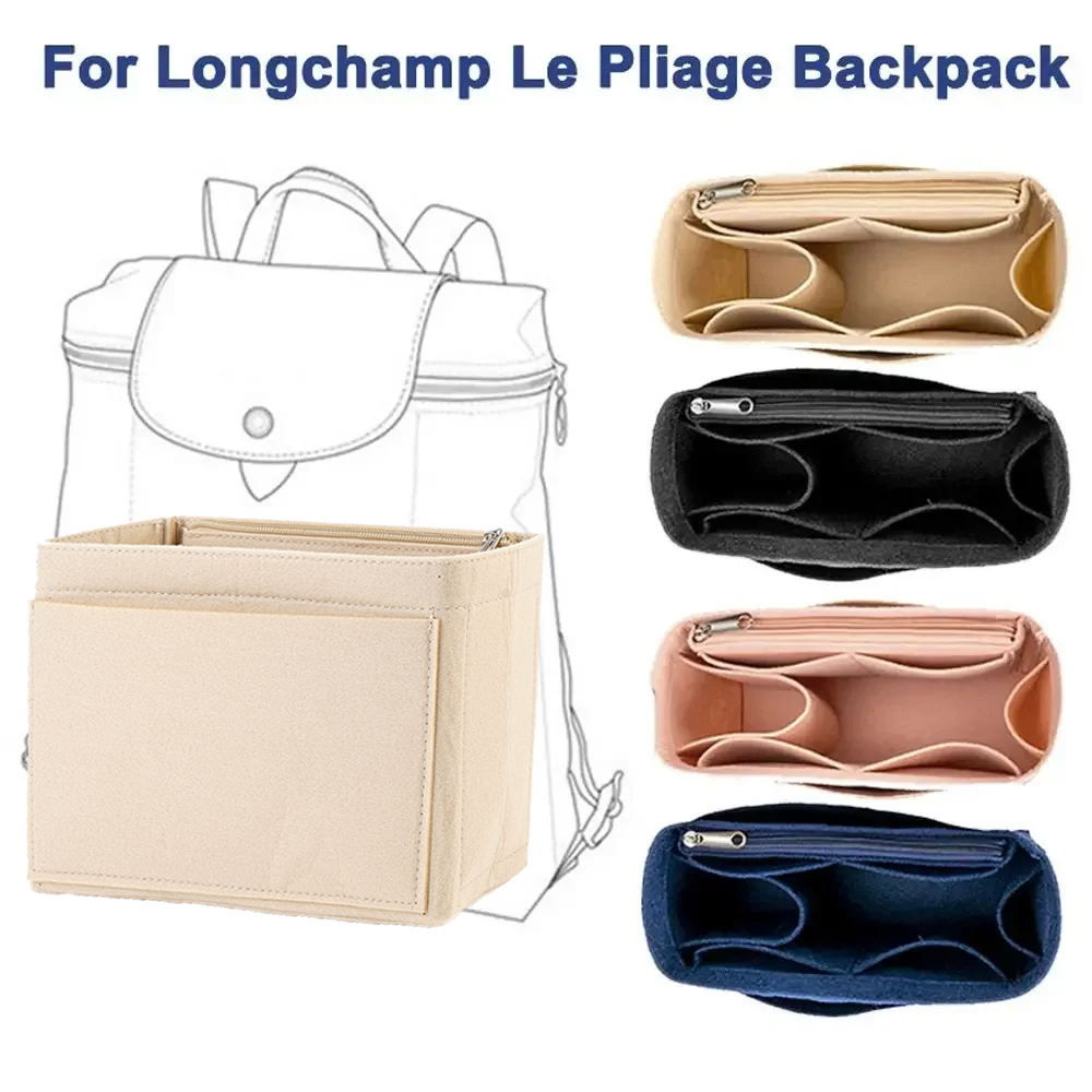 Laptop Accessories Must Have - ใหม่นุ่มกระเป๋าOrganizer Feltใส่กระเป๋าด้านในกระเป๋าถือใส่กระเป๋ากระเป๋าLinerFor Longchamp Le Pliageกระเป๋าเป้สะพายหลังกระเป๋า