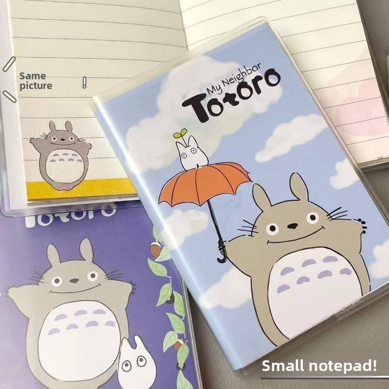 Laptop Accessories Cover - สมุดบันทึกนักเรียนโทโทโร่เพื่อนบ้านของฉัน สมุดบันทึกพกพาขนาดเล็กพร้อมปกอ่อน สมุดบันทึกประจำวันน้ำหนักเบา