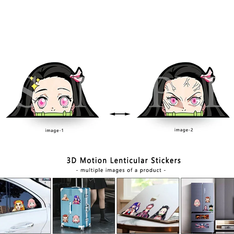 Kamado 3D ฆ่าอสูรสติกเกอร์กันน - Laptop Accessories Parts บทวิจารณ์และราคา
