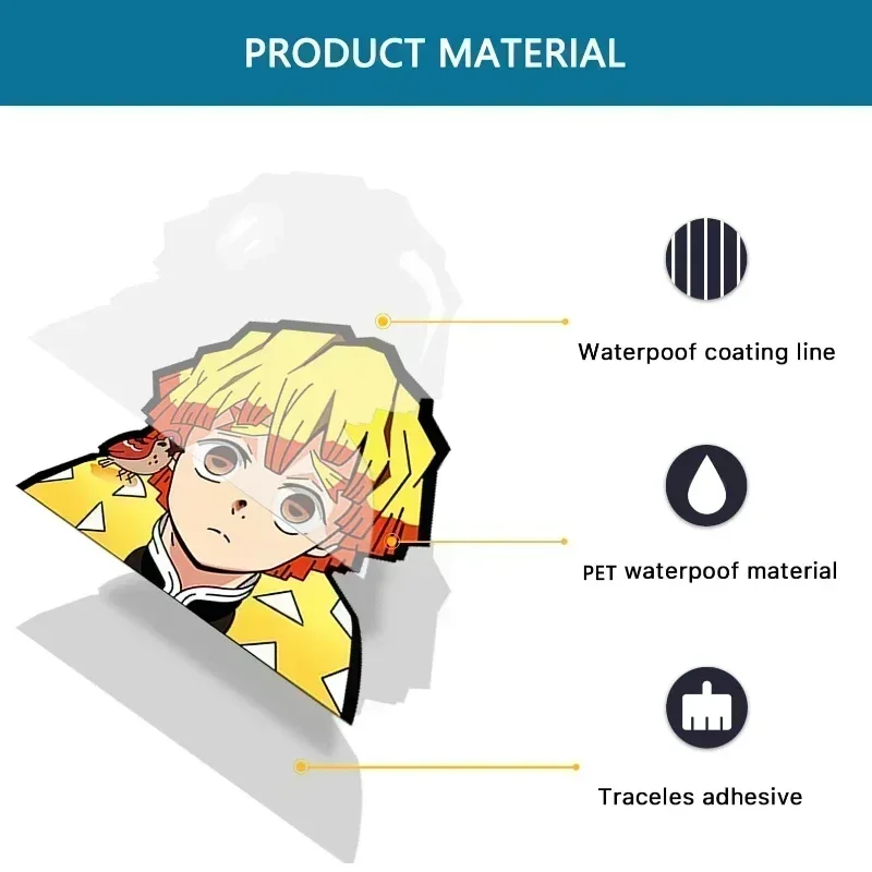 Kamado 3D ฆ่าอสูรสติกเกอร์กันน - Laptop Accessories Parts บทวิจารณ์และราคา