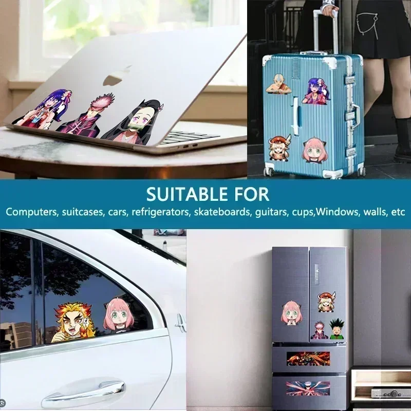 Kamado 3D ฆ่าอสูรสติกเกอร์กันน - Laptop Accessories Parts บทวิจารณ์และราคา