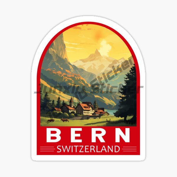 BERN SWITZERLAND ธงชาติ สติ๊กเ - Laptop Accessories Parts บทวิจารณ์และราคา