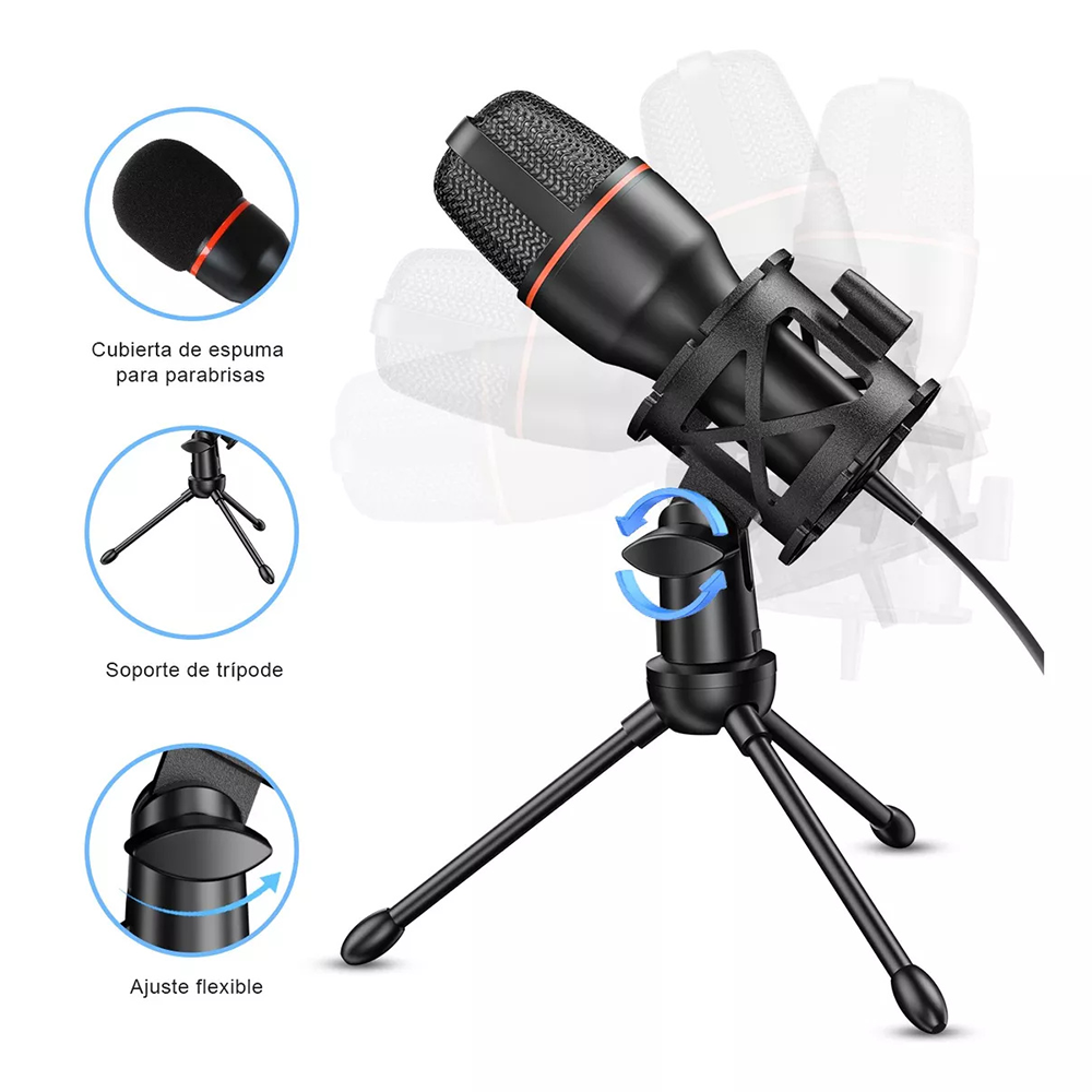 ไมโครโฟนคอนเดนเซอร์แบบมีสาย US - Laptop Accessories Usb บทวิจารณ์และราคา