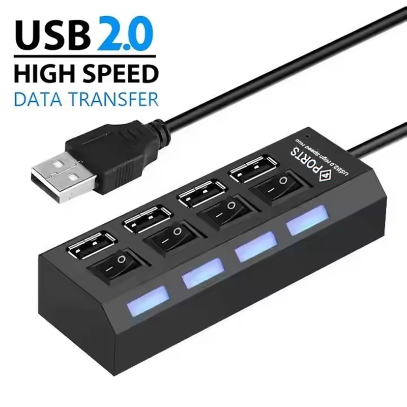 4 พอร์ตยูเอสบี 2.0 ฮับส่วนต่อข - Laptop Accessories Usb บทวิจารณ์และราคา
