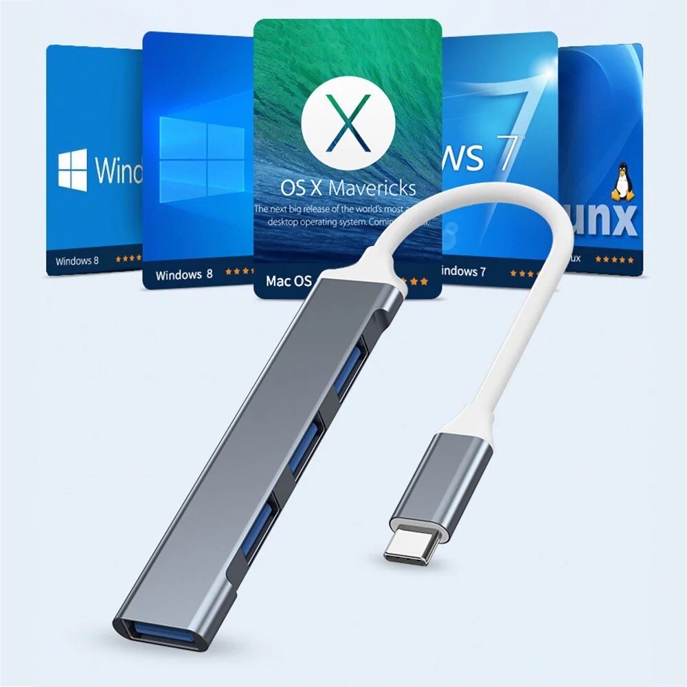 4 พอร์ตมัลติสปลิตเตอร์ USB 3.0 - Laptop Accessories Usb บทวิจารณ์และราคา