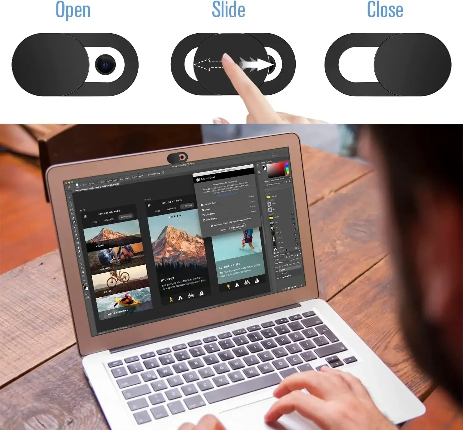 ฝาปิดเว็บแคม ตัวเลื่อนปิดกล้อง - Laptop Accessories Cover บทวิจารณ์และราคา