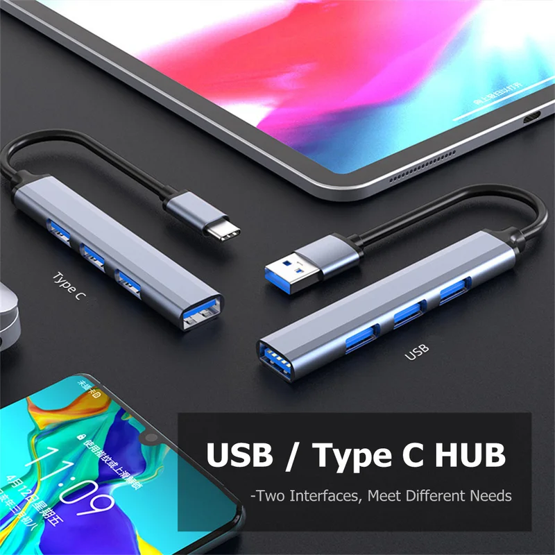 4 พอร์ต USB-C Hub 3.0/3.1-Mult - Laptop Accessories Usb บทวิจารณ์และราคา