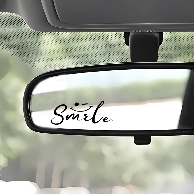 สติกเกอร์กระจกรูปหน้ายิ้มเคลือ - Laptop Accessories For Gift บทวิจารณ์และราคา